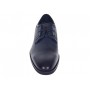 Pantofi Derby bărbați bleumarin din piele naturală cu perforații ROME177BL